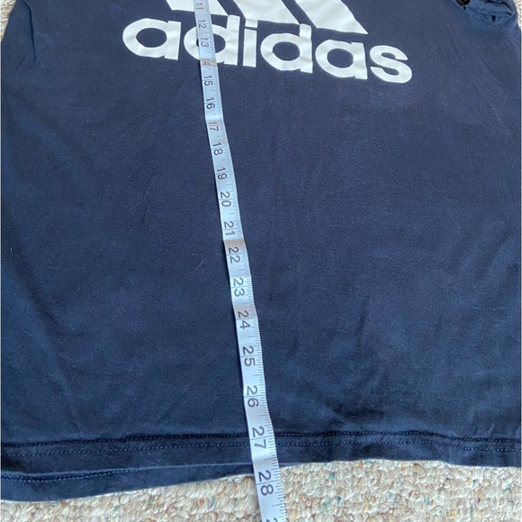 Adidas Tee Lg navy blue with white letters - Picture 5 of 7